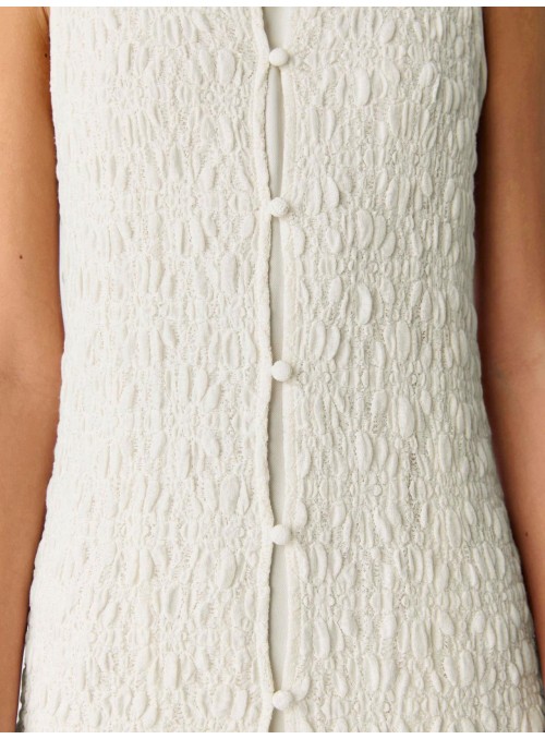 Vestido Object, de encaje en blanco. 23046410 Obkmilka