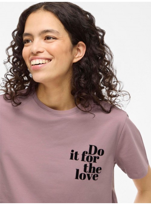 Camiseta Vila, de algodòn en manga corta. 14103448 Vinora