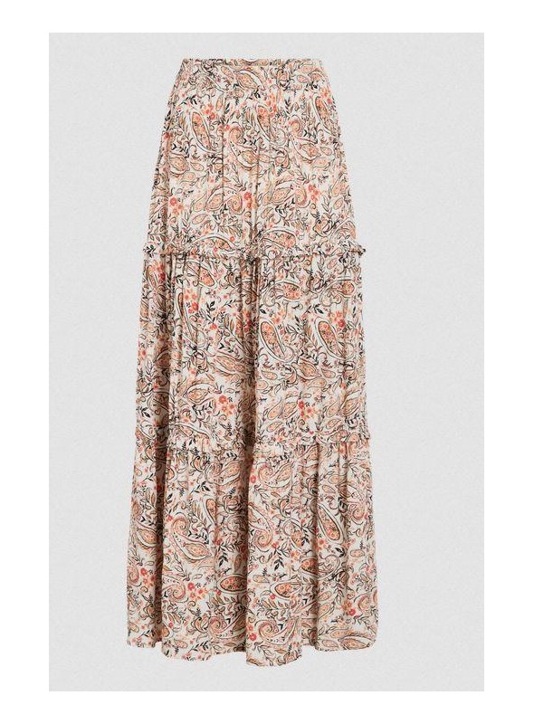 Falda Vila, de gasa estampada. 14112583 Vifala
