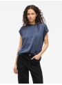 Camiseta Vila, de raso con cuello redondo. 14059563 Viellette