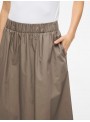 Falda Vila, larga en gabardina gris.14107840 Visophie
