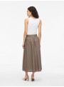 Falda Vila, larga en gabardina gris.14107840 Visophie