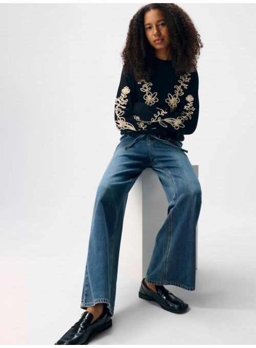 Jean Object, de algodòn an azul. 23046943 Objrosie