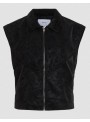 Chaleco Vila, de ecopipel en negro. 14108998 Vipulina