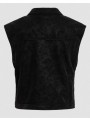Chaleco Vila, de ecopipel en negro. 14108998 Vipulina