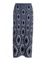 Falda Vila, de punto con lurex. 14108084 Vistrey
