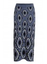 Falda Vila, de punto con lurex. 14108084 Vistrey