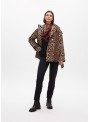 Chaqueta Lola Casademunt, estampado animal print. LF2502012
