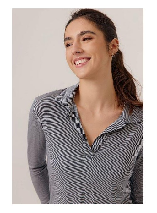 Polo Artlove, de lyocell con cuello. Angelique