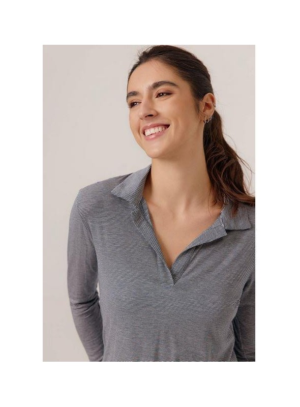 Polo Artlove, de lyocell con cuello. Angelique