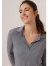 Polo Artlove, de lyocell con cuello. Angelique