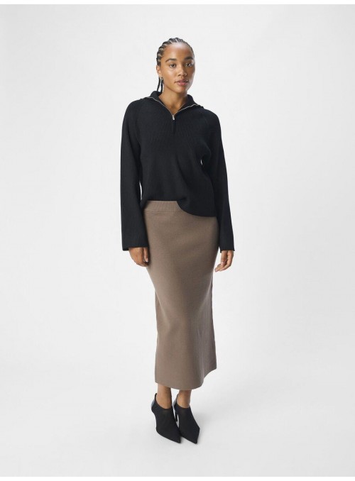 Falda Object, de punto en beige. 23044290 Objreynard