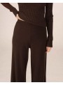 Pantalon Grace & Mila, de punto en marròn. Sao