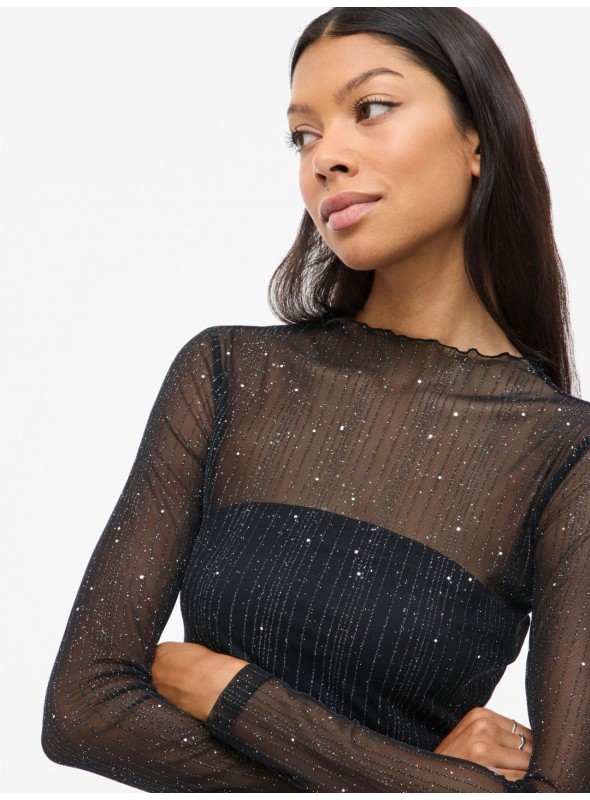 Top Vila, de tul con brillo. 14110197 Viturno