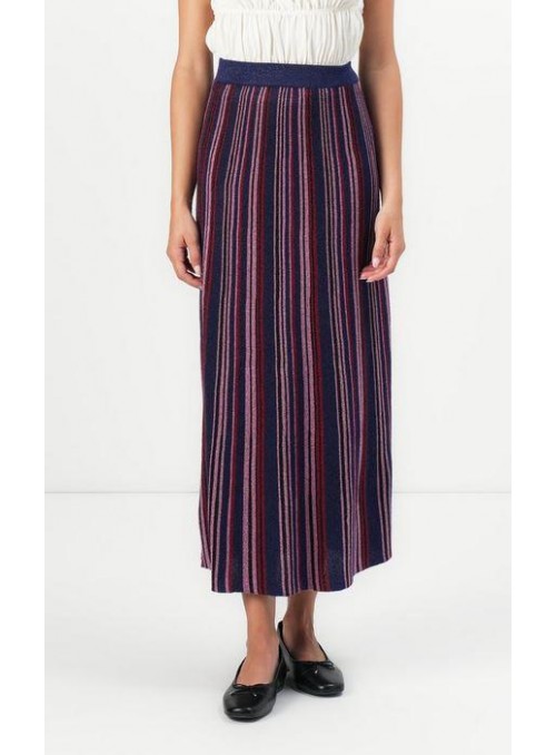 Falda Vila, de punto con brillo. 14110742 Vimelvina