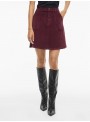 Falda Vila, de pana en color burdeos. 14111627 Vifrost