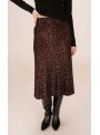 Falda Grace & Mila, de lentejuelas en marròn. Tailana