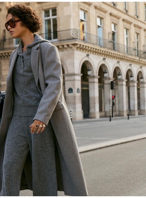 Abrigo Vila, largo de paño.14094315 Visolo