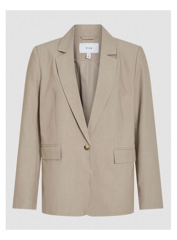 Blazer Vila, bàsica en beige. 14110831 Visiffe
