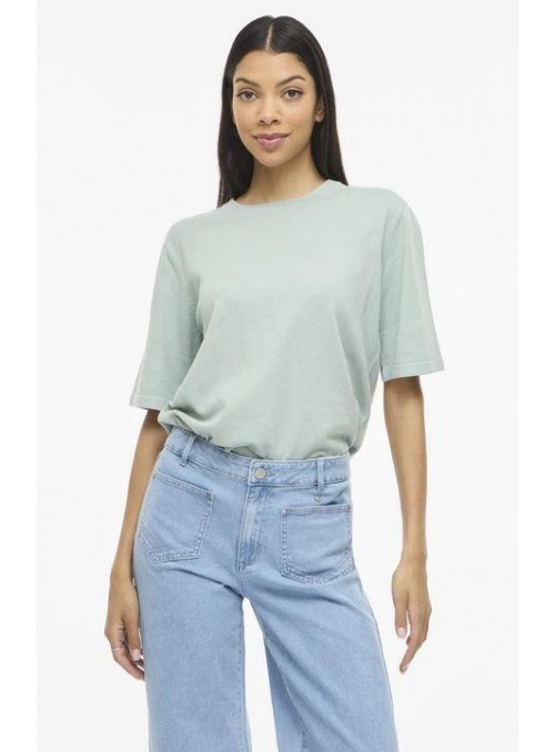 Sueter Vila, de viscosa y manga corta. 14112136 Vimalu