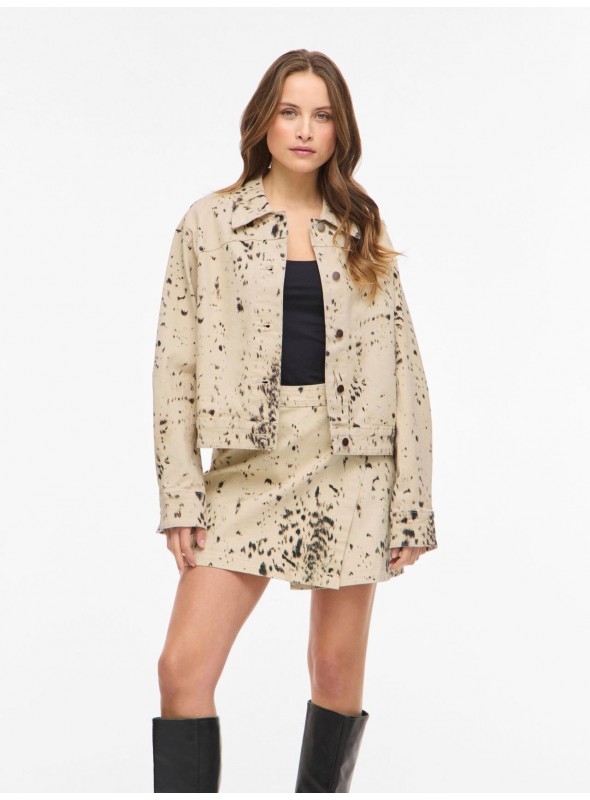 Chaqueta Vila, vaquera estampada. 14113207 Visanora