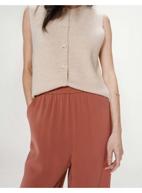 Pantalòn Grace &amp; Mila, de tejido con caída. Noblesse