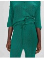 Pantalòn Grace & Mila, calado en verde. Valado.