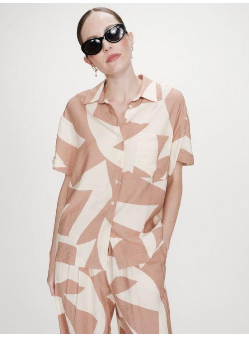 Blusa Grace &amp; Mila, de viscosa estampada. Veil