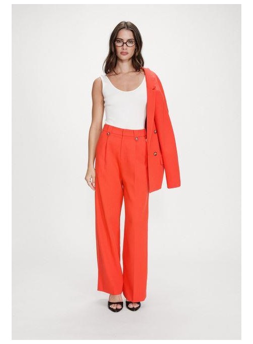 Pantalón Grace &amp; Mila, de sastreria en color amapola. Pierre