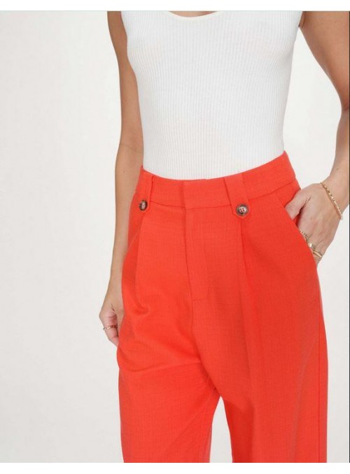 Pantalón Grace &amp; Mila, de sastreria en color amapola. Pierre