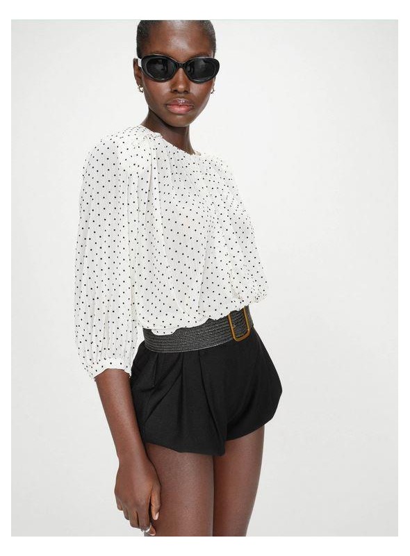 Blusa Grace & Mila, de gasa con lunares. Valianna