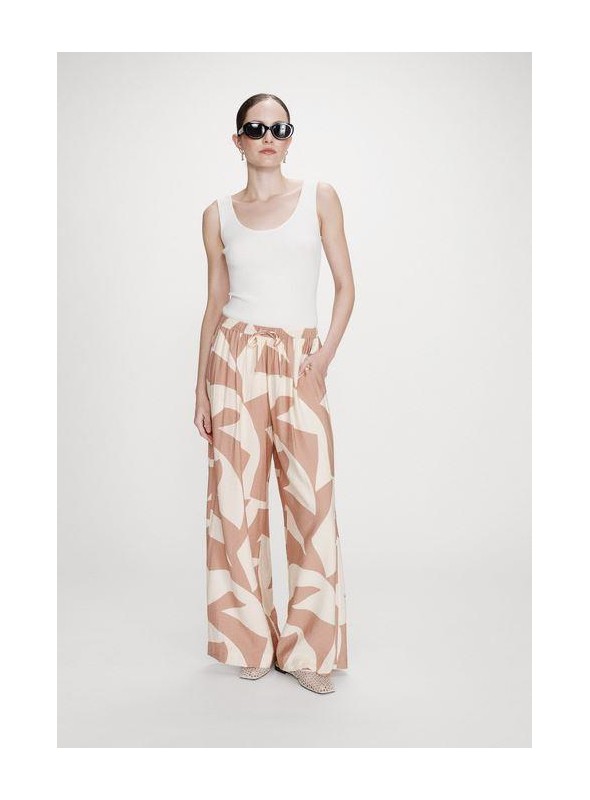 Pantalòn Grace & Mila, de viscosa estampada. Veni