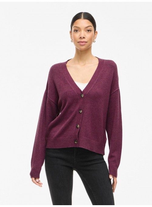 Cardigan de Vila, de tejido suave. 14107411 Viril