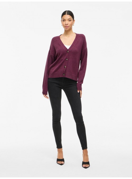 Cardigan de Vila, de tejido suave. 14107411 Viril