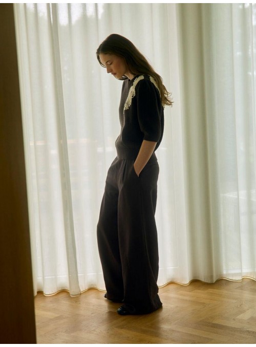 Pantalòn Object, de tencell con pinzas. 23048134 Objtuba