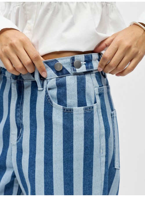 Vaquero Object, de rayas en 2 colores de jean, 23048360 Objrio