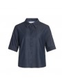 Blusa Vila, de tejido vaquero fino. 14113514 Viofala