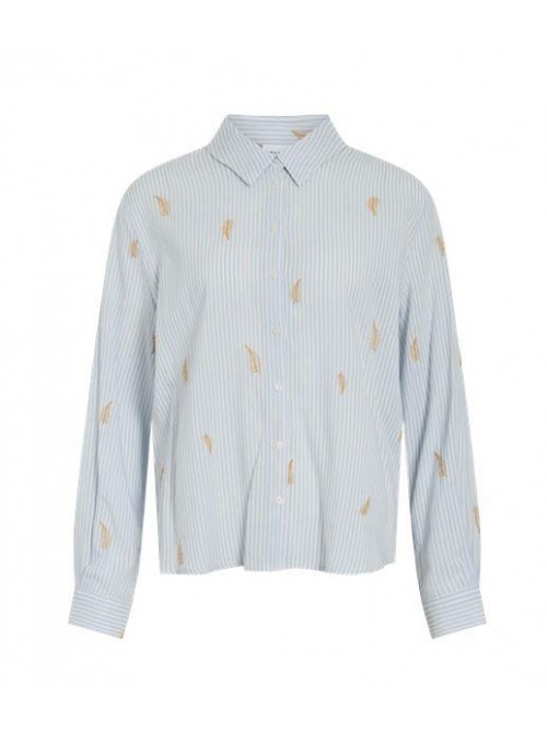 Blusa Vila, camisera con bordados. 14113131 Vimatinda