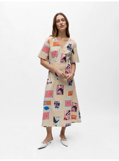 Vestido Object, de viscosa estampada. 23048464 Objtracy