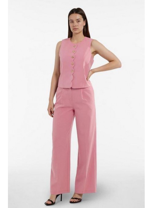 Pantalòn Vila, de sastreria en rosa. 14115313 Viiris