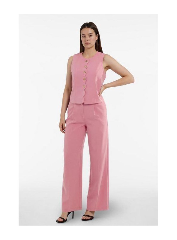 Pantalòn Vila, de sastreria en rosa. 14115313 Viiris
