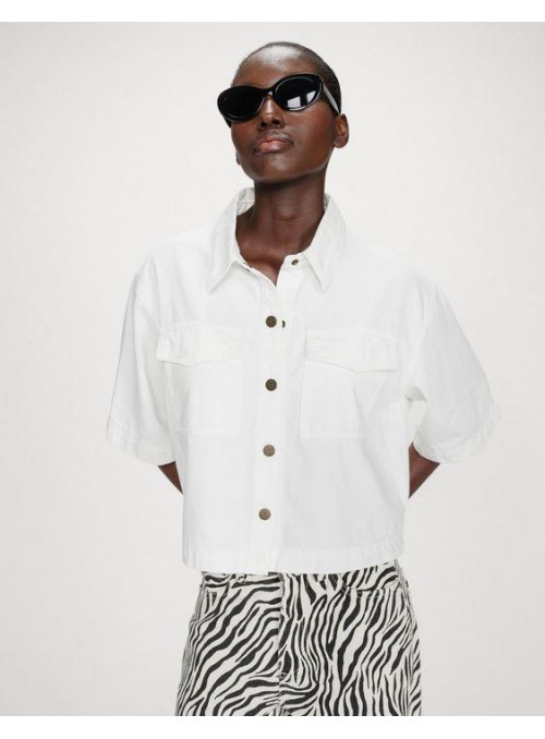 Camisa Grace & Mila, de algodón en blanco. Vita