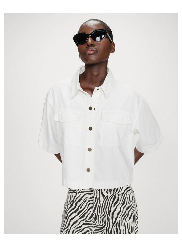 Camisa Grace & Mila, de algodón en blanco. Vita