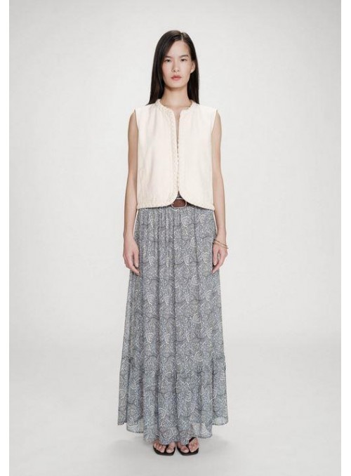 Falda Grace &amp; Mila, de gasa estampada. Voga
