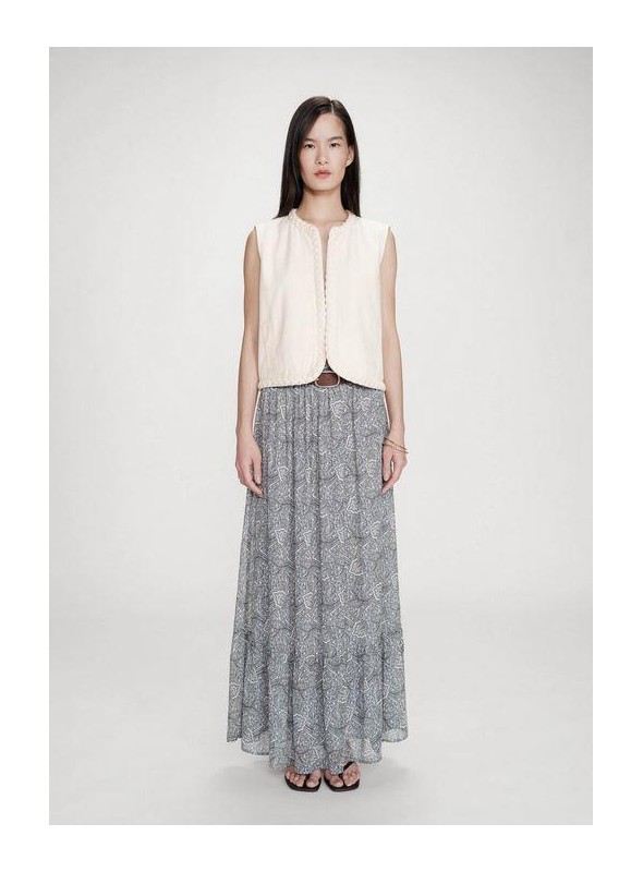 Falda Grace & Mila, de gasa estampada. Voga