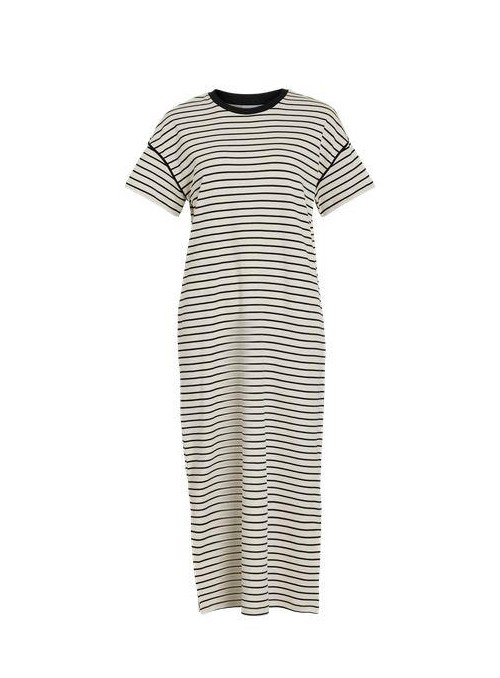 Vestido Vila, de algodòn con rayas, 14112254 Visinny