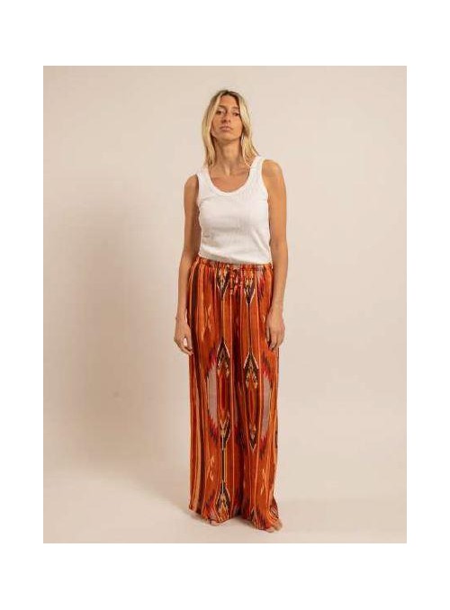 PAntalòn Apkianos, de viscosa estampada Phoenix2