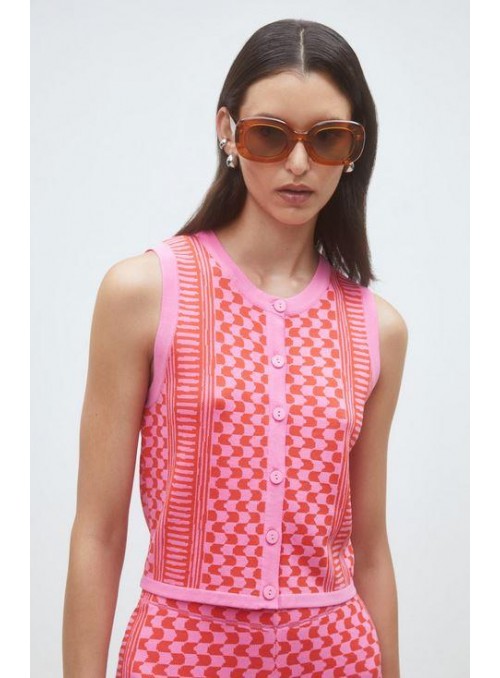 Top Suncoo, de punto estampado. Gablesy