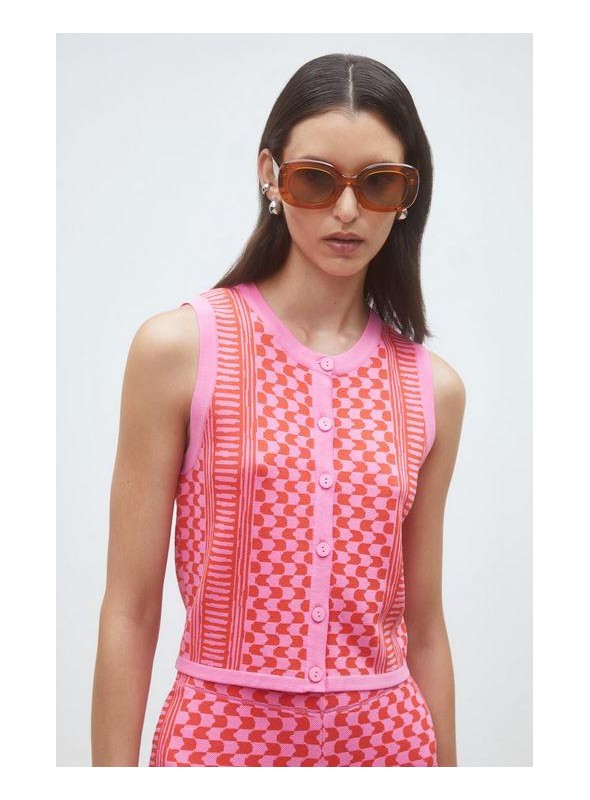 Top Suncoo, de punto estampado. Gablesy