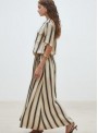 Falda Suncoo, de viscosa con lino. Fidji